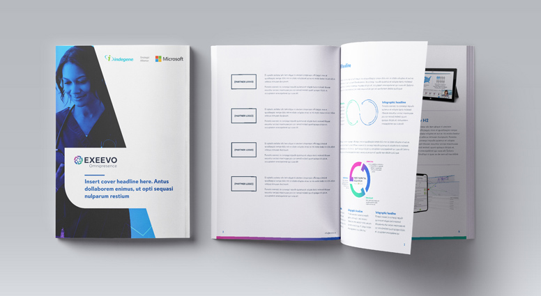 Exeevo brochure mockup